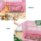 50 Pcs Disposable Rabbit Cage Liner Plastic Toilet Film Leak-Proof - Image 2