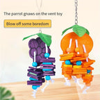 Natural Wood Parrot Toys Set of 6 Pieces - Image 5
