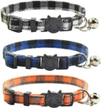 Breakaway cat Collars with Bell, Durable & Safe Cute Kitten Collars Safety by XPangle