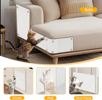 Cat Scratch Mat, 118.5"x17.4" Trimmable Self-Adhesive Cat Scratch Furniture - Image 8