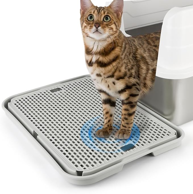 Litter Box Step, Cat Step/Ramp/Catcher by Bartuke