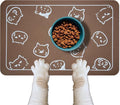 YCT Pet Cat Dog Food Mat, Non-Slip Super Absorbent, 18.1 x 11.8 inches by YCT
