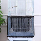 Bird Cage Seed Catcher, Large Airy Gauze Bird Cage Cover Guard, Adjustable - Image 7