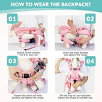 Dog Carrier Backpacks, Adjustable Dog Backpack Carrier, Legs Out Easy-fit Dog - Image 5