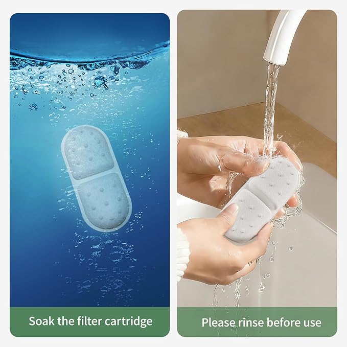 Cat Water Fountain Filters, APAUK 4 Pack Replacement Filters & Sponges - Image 5