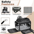 Airline Approved Top-Expanding Pet Carrier on Wheels- Rolling Carrier- Designed - Image 4