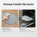 DownyPaws Cat Food Mats for Floors Waterproof, BPA Free Silicone Pet Feeding Mat - Image 9