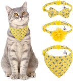 Breakaway Cat Collars with Bell & Cute Pendants by VKPETFR