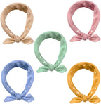 5 Pieces Dog Bandana Pet Summer Bandana Point Kerchief Dog Washable Scarf Soft - Image 3