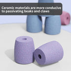 Bird Perch Stand Toy – Abrasive Surface Ceramic Paw Grinding Stick – Parrot - Image 4