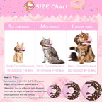 Cat Cone Collar Soft, Adjustable Cat Recovery Collar Kitten Cones to Stop - Image 2