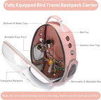 Bird Backpack Carrier, Travel Bird Cage - Image 6