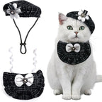 HOWWFALY 2PCS Cat Beret Hat by HOWWFALY