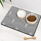 Dog Food Mats for Floors Absorbent, Pet Cat Food Mat by Ayiashiab