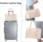 Fashion Leather Dog Carrier Cat Carrier Airline Approved Pet Carrier - Image 5