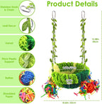 KATUMO Conure Nest, Bird Breeding Bed Cockatiel Snuggle Nest Parakeet Swing Bed - Image 2