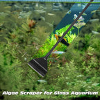 25.6inch Algae Scraper for Glass Aquariums Fish Tank Cleaner Tool - Image 2