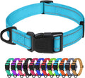 TagME Reflective Nylon Dog Collars, Adjustable Classic Pet Collar by TagME