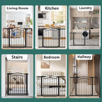 Fairy Baby 76.4"-81.8" Extra Wide Baby Gate - Image 8