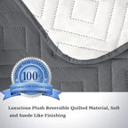 H.VERSAILTEX Reversible Loveseat Cover Furniture Protector Anti-Slip Water - Image 3