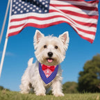 ADOGGYGO American Flag Dog Tuxedo Bandana - Image 2