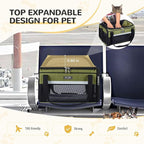 Lekereise Top-Expandable Pet Carrier 17x11x9.5 Inch Alaska Hawaiian Airline - Image 5