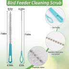 5Pcs Bird Bath Brush Kit, Larbeti 1P Hard Silk Bristle Bird Bath Cleaner Brush - Image 4