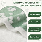 Waterproof Blanket for Dog Cat or Adult, Cute 3D Textured Paw Dog Blanket for - Image 3