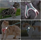 JSXD Cat Harness, Leash and Collar Set, Escape Proof Kitten Vest Harness - Image 4