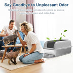 Enclosed Stainless Steel Cat Litter Box - Image 6