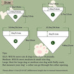 8 Packs Sublimation Blank Dog Bandana Over Collar, Pet Collar Sip-On Bandana - Image 2