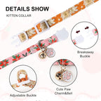 Unique Style Paws Christmas Kitten Collar, 2 Pack Cat Collar - Image 3