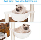 Hey-brother Cat Tree with Litter Box Enclosure, Modern Cat Tower - Image 5