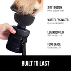 GORILLA GRIP Dog Water Bottle, Portable Water Bowl Dispenser - Image 2