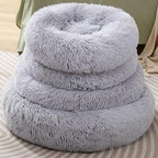 Cat Bed Dog Bed Donut Comfort Pet Beds Small Puppy Pillow Dogs Cuter Rabbit by Unknown