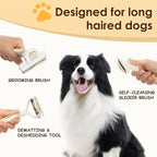 Professional Deshedding Dog Brush Grooming Kits, - Image 2