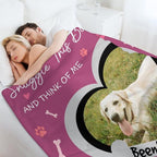 Personalized Paw Print Dog Blanket - Image 5