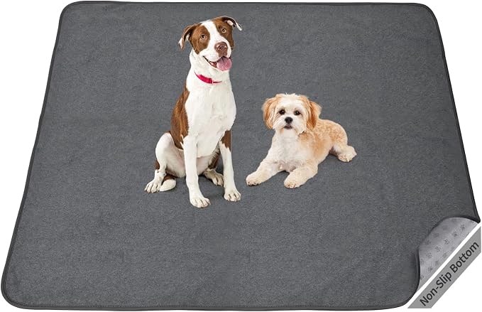 Washable Dog Pee Pads: 34x52 1 Pack Reusable Whelping Pads, Absorb Dog Mats by PICKFORLIFE