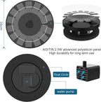 AISITIN 2.5W Solar Bird Bath Fountain, Solar Fountain - Image 6
