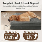 Large Dog Bed - XL Orthopedic Egg-Crate Memory Foam Dog Beds - Image 3