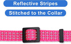 Pawtitas Reflective Pink Cat Collar - Image 4