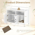Giantex Cat Litter Box Enclosure - Image 8