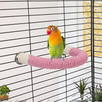 Hypeety Bird Perches Parrot U Shape Natural Wood Hemp Rope Stand Perch Bird - Image 7