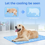 Rywell Self-Cooling Mat for Dogs Small, Rabbit&Guinea Pig cage Liners 24'' x - Image 2