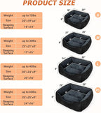 MIXJOY Large Dog Bed for Large Medium Small Dogs, Rectangle Washable Orthopedic - Image 6