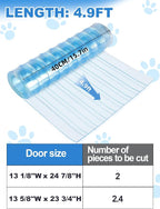 MEWTOGO 15.7 in x 4.9 ft Dog Door Replacement Flaps - Image 4