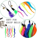 24 PCS Cat Worm Toy Replacement Teaser - Image 3