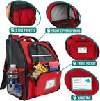 PetAmi Dog Backpack Carrier for Small Large Cat, Ventilated Pet Hiking Backpack - Image 3