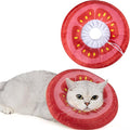 ANWA Adjustable Cat Cone Collar Soft, Cute Cat Donut Collar After Surgery by ANWA