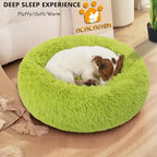 Calming Donut Dogs Beds for Small Dogs Washable, 23inch Plush Round Pet Bed for - Image 2
